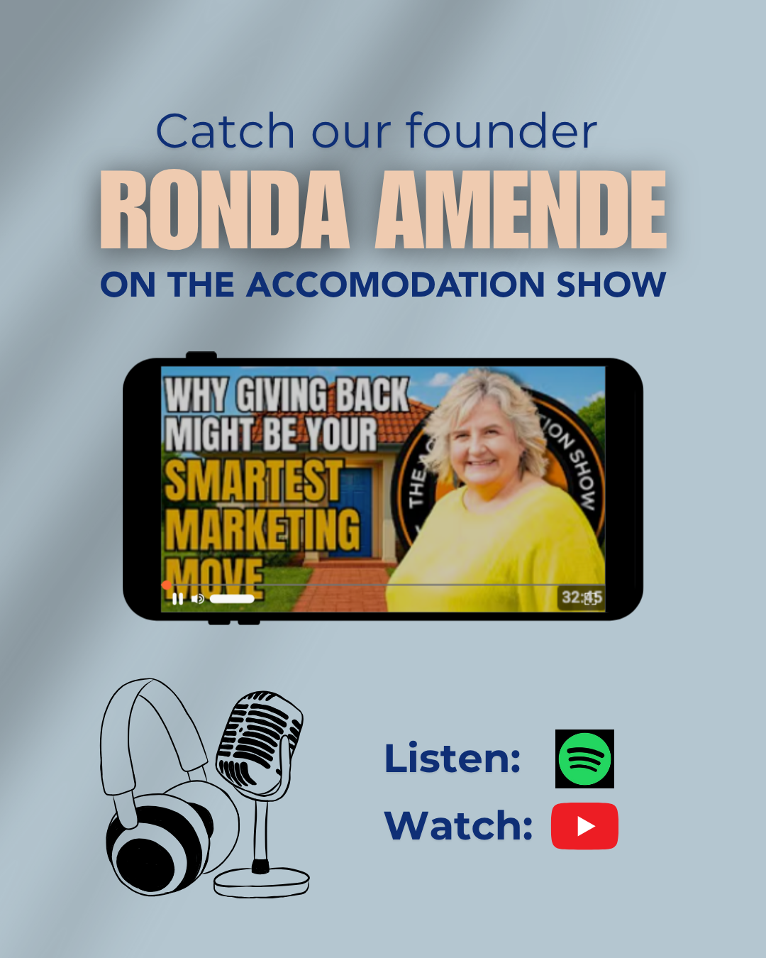 Podcast featuring Ronda